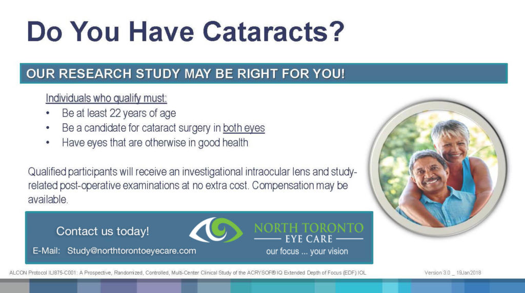 Cataract Surgery Toronto Laser Cataract Surgery North York
